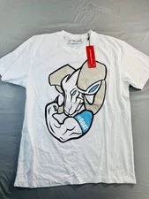 Headgear Classics Goat T Shirt White Size Medium M Greatest Of All Time NEW