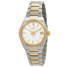 Seiko Essentials Quartz White Dial Ladies Watch SUR578P1