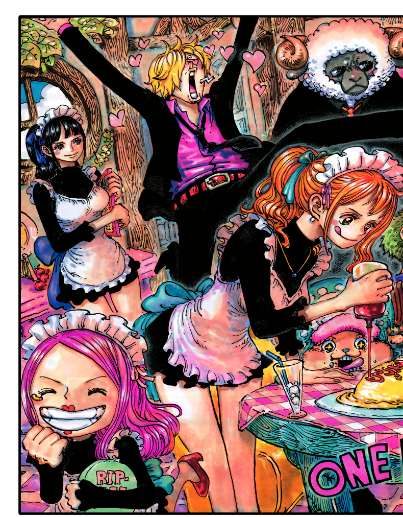 One Piece - Chapter 1149 Shonen Jump Art Spread 11x17 - Art Poster
