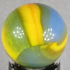 Vintage Peltier Rainbo Marble .60 Inches Near-Mint Condition Combined Shipping