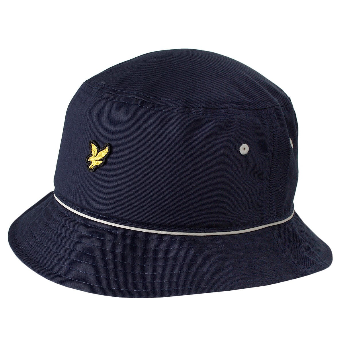 Lyle & Scott Mens 2026 Piped Bucket Hat - Dark Navy - One Size