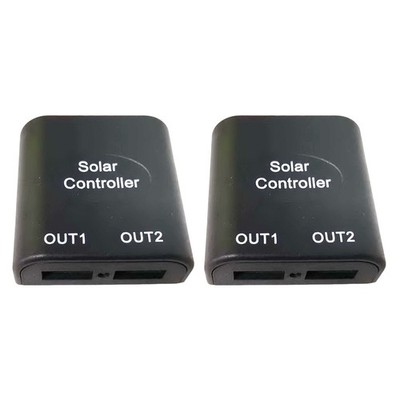 Effizientes Energiemanagement Dual USB Ladegerät Kompakt Solar Pack 5V 2,4A Ausgang