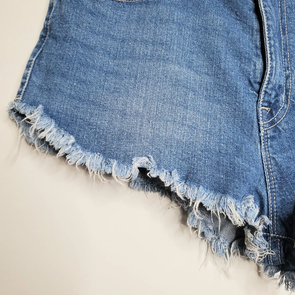 Pantalones cortos de mezclilla BDG Urban Outfitters tiro súper alto Dolphin para mujer 30 cortes Foto 3 de 4