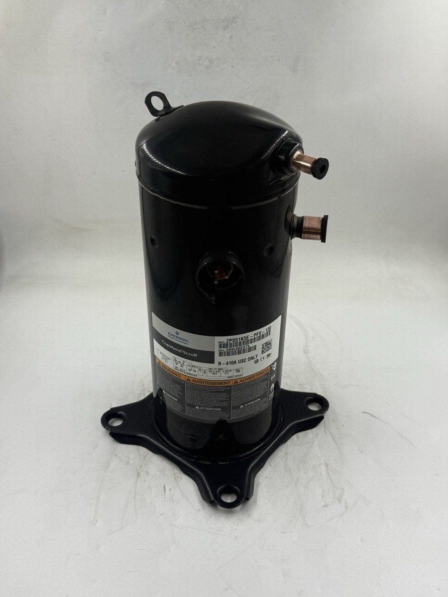 NEW Copeland ZPS51K5E-PFV-130 Compressor R410A 1 PH 208/230V 2