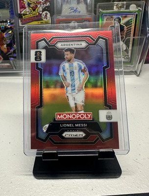 Panini 2026 Prizm Monopoly FIFA World Cup Lionel Messi Argentina Red #1