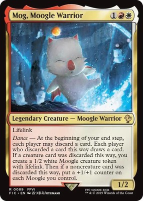 Mog, Moogle Warrior (R) Commander: FINAL FANTASY 89 NM