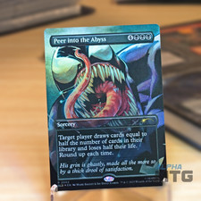 Peer into the Abyss R Foil #2002 | SLD Secret Lair x Marvel's Spider-Man | MTG