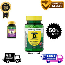 Spring Valley Vitamin B12 5000 mcg 45 Tablets Energy Metabolism Support