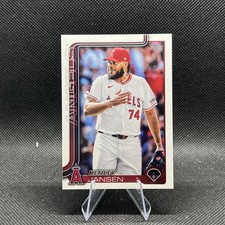 2025 Topps Series 2 Kenley Jansen #375 Los Angeles Angels Baseball Card