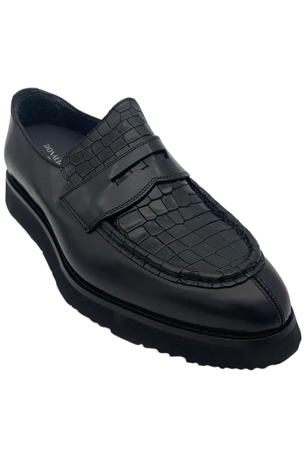 Donald Pliner Men's Hayden Calf Leather Slip-On Loafers Black