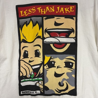 Less Than Jake Vintage Band T Shirt Ska Punk 90s Y2K Roll One 