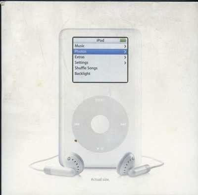 Apple iPod photo classic 4th Generation White (40 GB) for sale