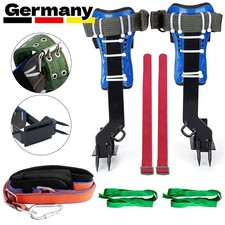 100kg Baumklettern Ausrüstung Set Halteseil Steigeisen Spikes Kletter Werkzeug