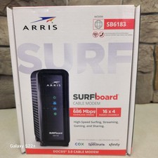 ARRIS SURFboard SB6183 DOCSIS 3.0 Cable Modem CIB Xfinity Spectrum Cox Tested