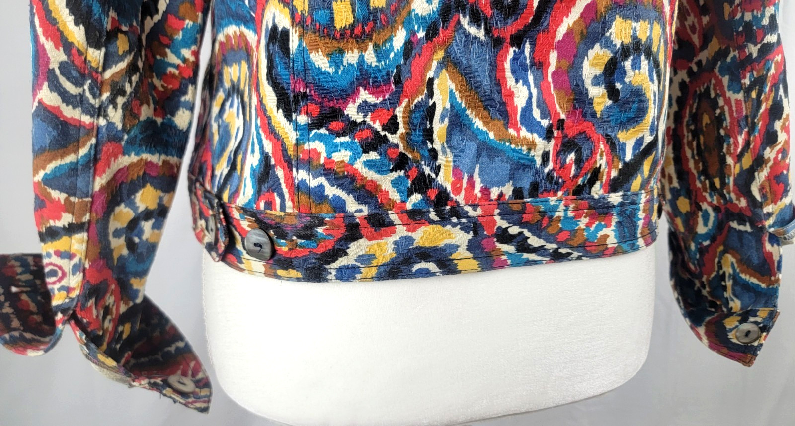 Ruby Rd Paisley Print Button Front Jacket Women's… - image 4