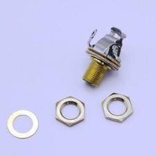 Electric Guitar Mono Jack Multi-point Noise Reduction 1/4" Output Jack Gold