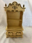 Vintage Suzy Goose Barbie Doll French Provincial Plastic China Hutch 11in USA