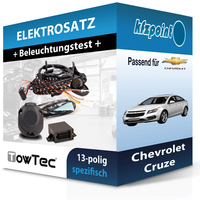 für Chevrolet Cruze 05.2009-Jetzt Towtec E-Satz 13Polig Fahrzeugspezifisch NEU
