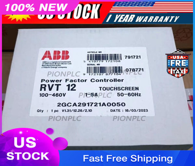 1PC New ABB RVT-12 2GCA291721A0050 POWER FACTOR CONTROLLER Expedited Shipping