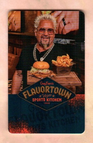 HORSESHOE LAS VEGAS Guy Fieri's Flavor Town, Collectible Hotel Key Card