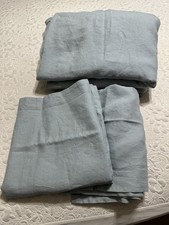 Simple  Opulence King Duvet Cover  Shams Bedding Set 100 Linen Grey