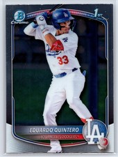 2025 Bowman - Chrome Prospects Eduardo Quintero #BCP-115 (RC)
