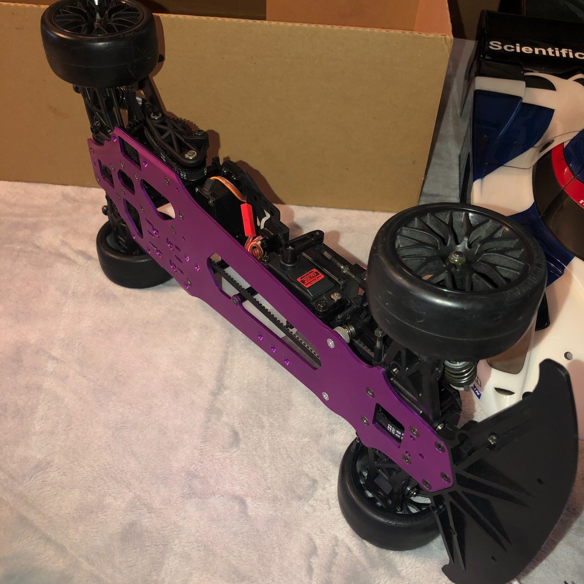 Vtg HPI Super Nitro RS4 Toyota GT-One 4WD RC Car Kit Rare