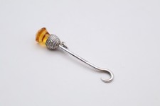 Delightful Antique Silver Miniature Chatelain Button Hook Birmingham 1913