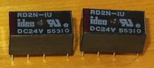 Lot of 5 IDEC 24V DIP Relay RD2N-1U  FIXED SHIPPING! US SELLER
