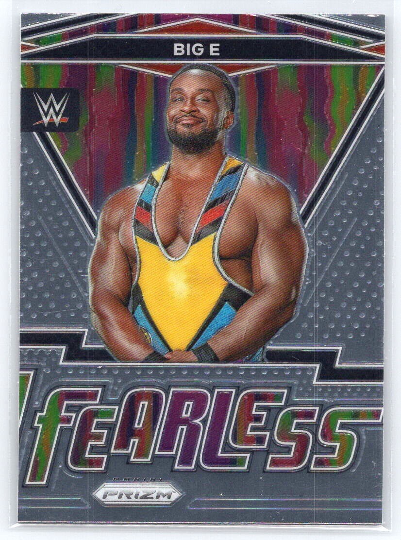 2022 PANINI PRIZM WWE FEARLESS INSERT #1 BIG E RAW
