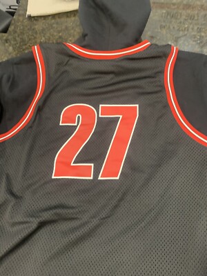 Supreme Basketball Jersey Hooded Sweatshirt Black Size