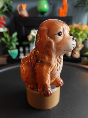Vintage Inarco Japan Cocker Spaniel Übertopf Mid Century Keramik KOSTENLOSER UK-VERSAND