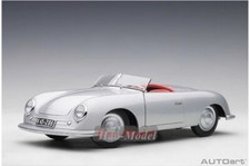 AUTOart 1:18 Porsche 356 Alloy Diecast Car Model simulation adults Gifts Silver