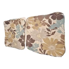 Accent Throw Pillow COVERS Floral Design 18"x 18" NO Tears Stains Zippered READ