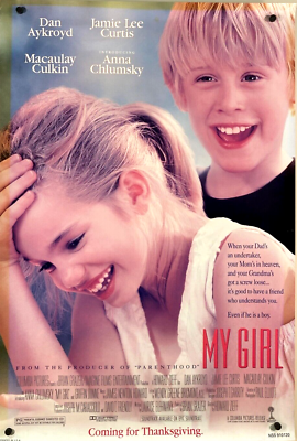 ORIGINAL THEATRICAL MOVIE POSTER: MY GIRL Columbia 1991 (Rolled