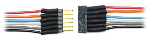 TCS 1477 6 PIN Micro Connector colored wires - TRAIN CONTROL   MODELRRSUPPLY-com - Picture 1 of 2