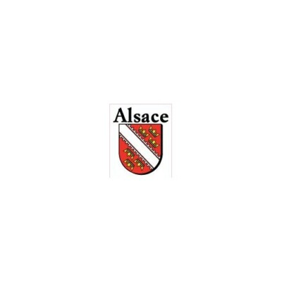 Alsace 67 68 ville sticker blason écusson numéro 6 autocollant adhésif ...