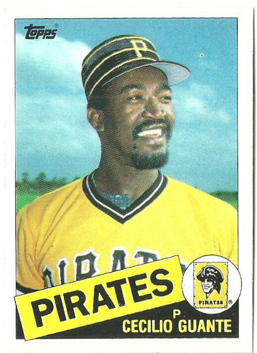 CECILIO GUANTE PITTSBURGH PIRATES #457 - TOPPS NM-MT 1985 | eBay