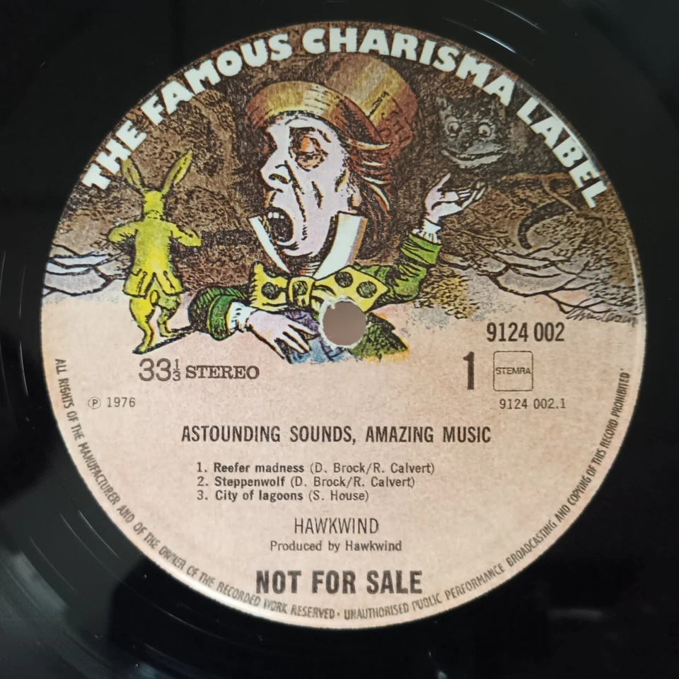 Hawkwind – Astounding Sounds, Amazing Music [1976] Vinyl LP Krautrock Space Rock - Image 3 of 4