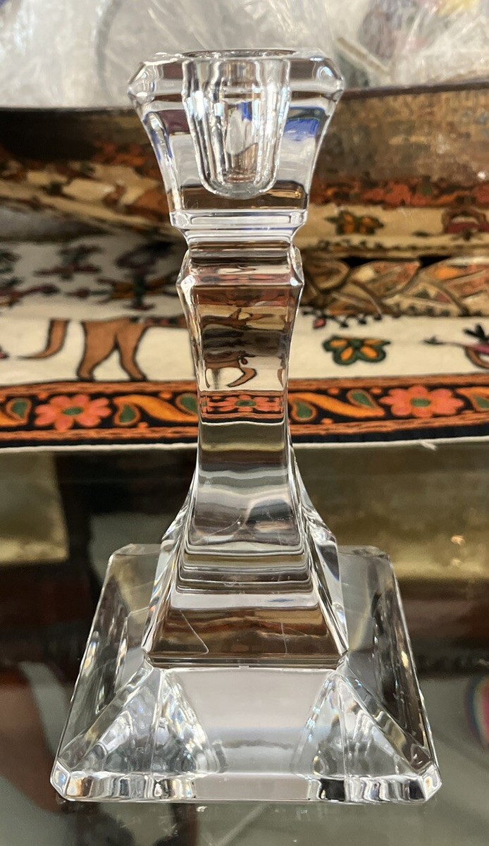 Tiffany & Co Crystal candle holder 7” | eBay