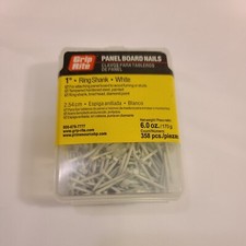 UPC 764666000131 product image for Grip Rite FASTENERS 1 In. Ring Shank White Panel Board Nails, 6 oz. | upcitemdb.com
