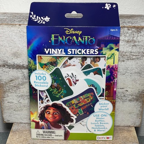 Encanto Waterproof Reusable Vinyl Stickers Laptop Water Bottles Computer 100 cts