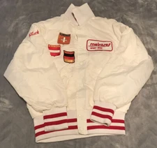 Vintage King Louie Pro Fit Jacket Mens Small Team USA White Melrose Sport Shop