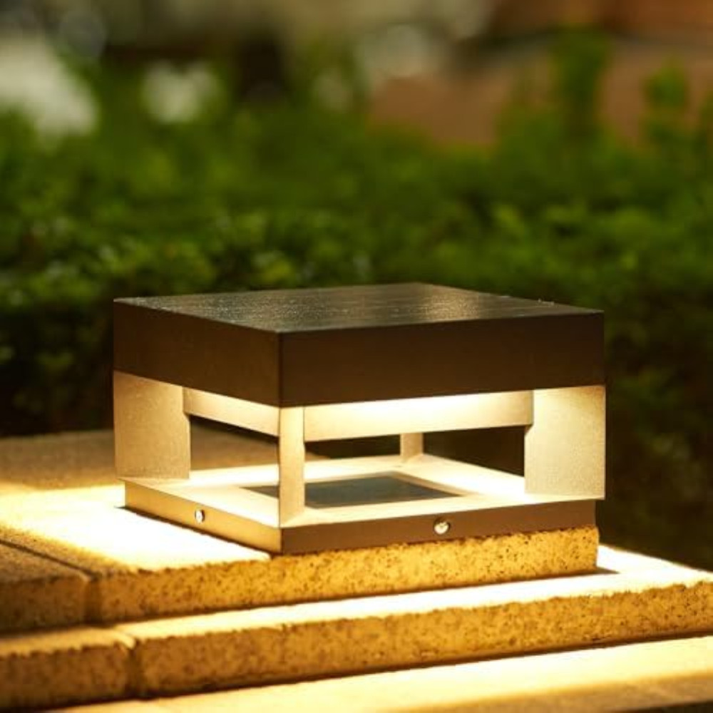 lampione solare led esterno a colonna a LED Lampada da Giardino Solare illuminaz