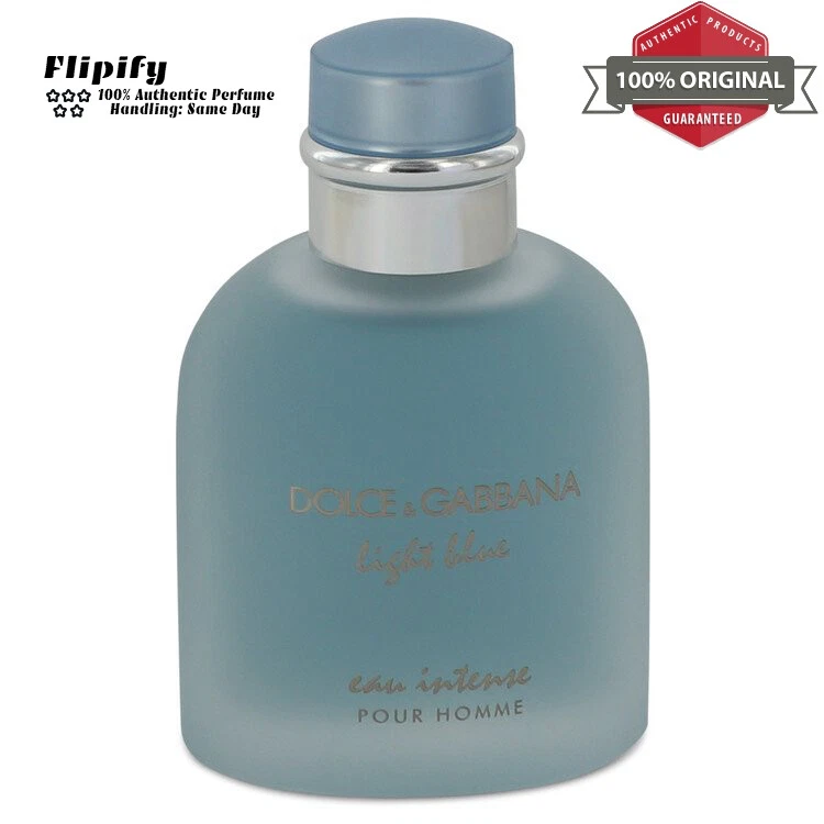 Dolce and Gabbana Light Blue, Eau Intense Spray for Men - 3.3 oz