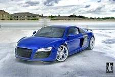 20” FLOW FORGED BD-F25 BRUSHED SILVER WHEELS RIMS FOR AUDI R8 20X9 & 20X11 