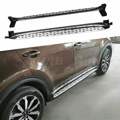 2Pcs Door Fixed Running Board Side Step Nerf Ba Fits for KIA Sportage 2016-2020 