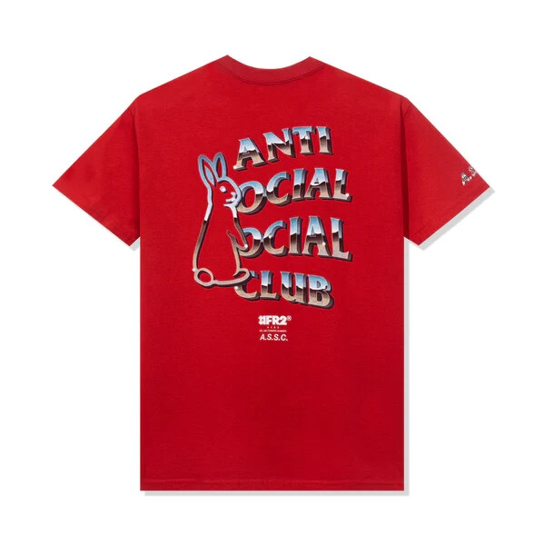 FR2 X ASSC Magnetism Red Tee Mens XXL Dead Stock Anti Social 