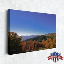 Autumn Mountain Majesty Wall Art – Fall Landscape Canvas Print, Ready to Hang