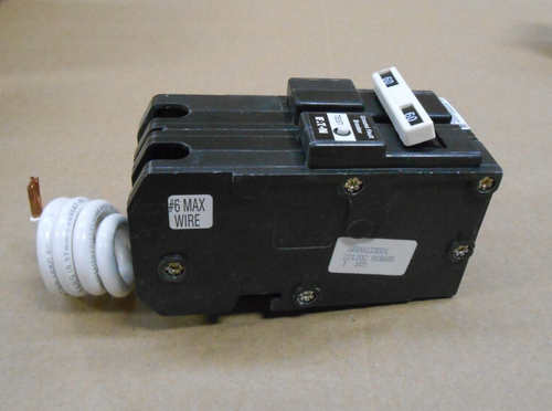 NEW EATON GFTCB260 GROUND FAULT CIRCUIT BREAKER 2 POLE 60 AMP TYPE BR (6 AVAIL) - Picture 5 of 6